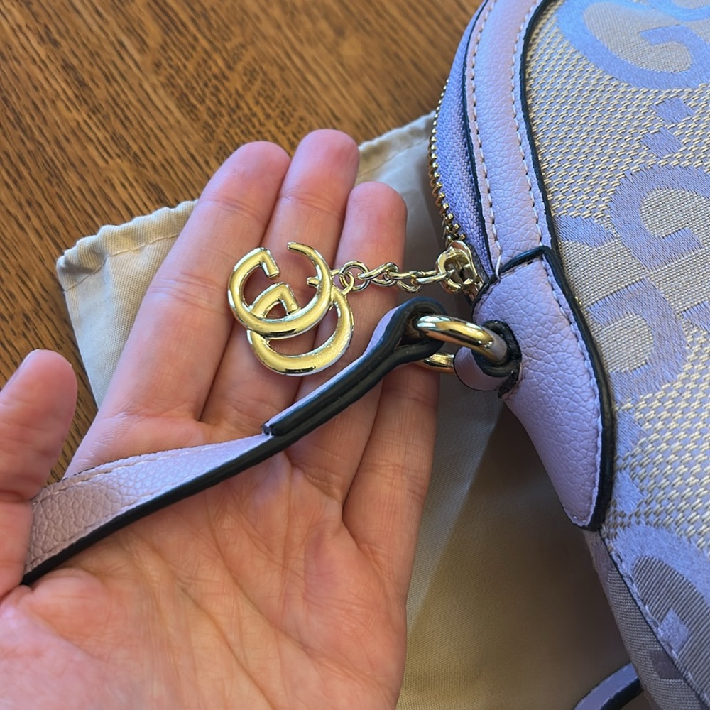 Lilac Purple & Cream Gucci Bag - Picture 3 of 12